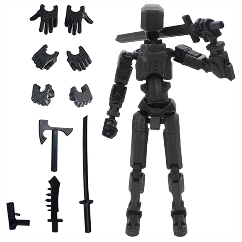 Robô Mecânico Titan 13- Action Figure 10cm (1/60)