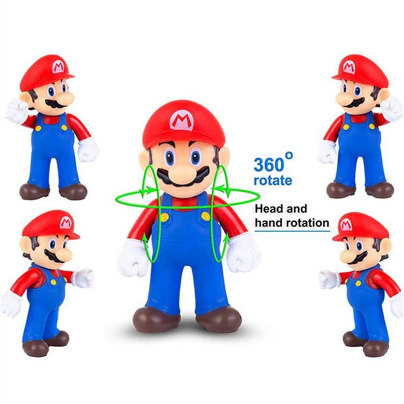 Action Figure Super Mario - Edição Bandai