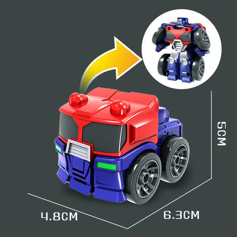 Robô de Transformação - Mini Carros Deformáveis e Criativos